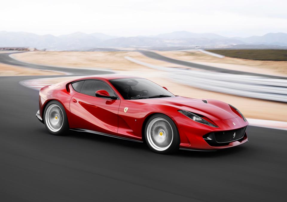 Ferrari have given their new 12-cylinder model a £240,000 starting price 