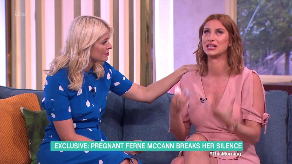  Ferne has also admitted she likes her pregnant body