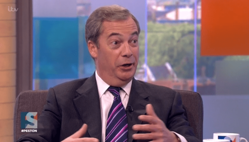  Nigel Farage said Marine Le Pen was looking good these days
