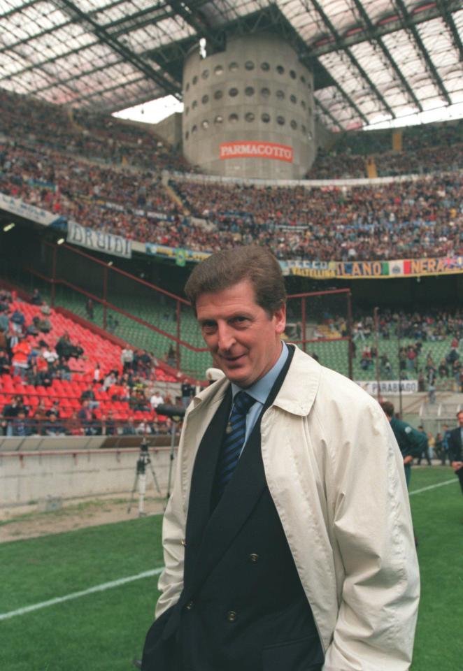 Roy Hodgson was manager during that season at the San Siro