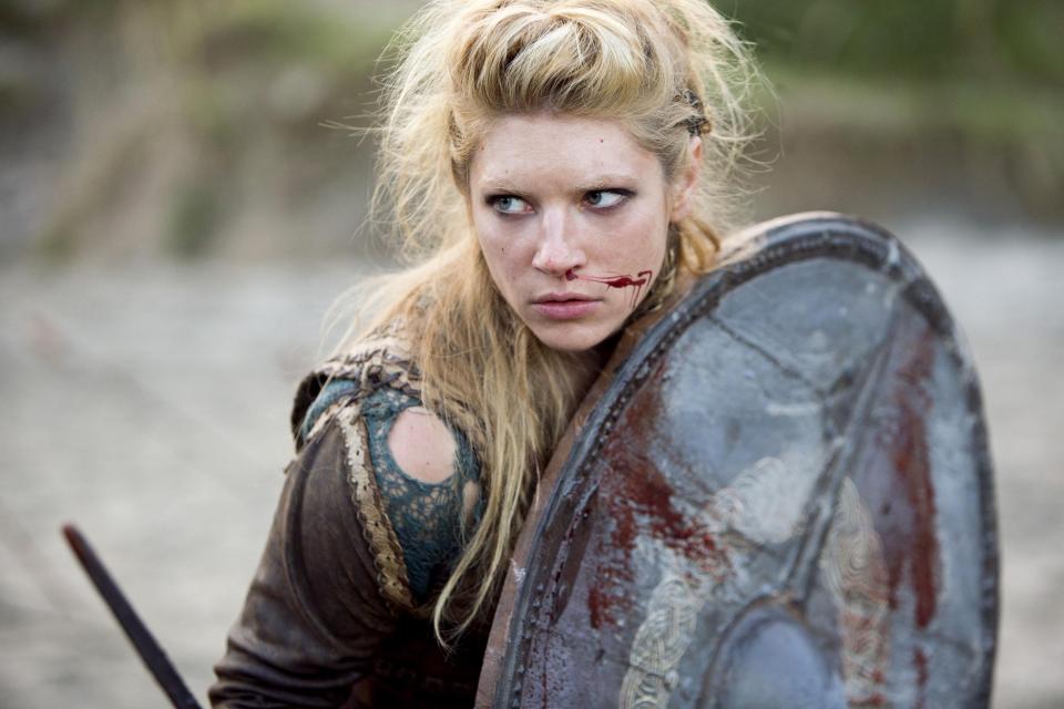 Katheryn stars in the TV series Vikings 