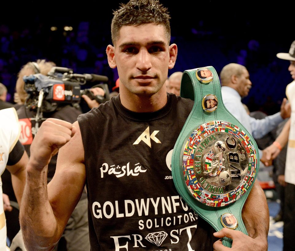 Amir Khan is the former unified light-welterweight champion of the world