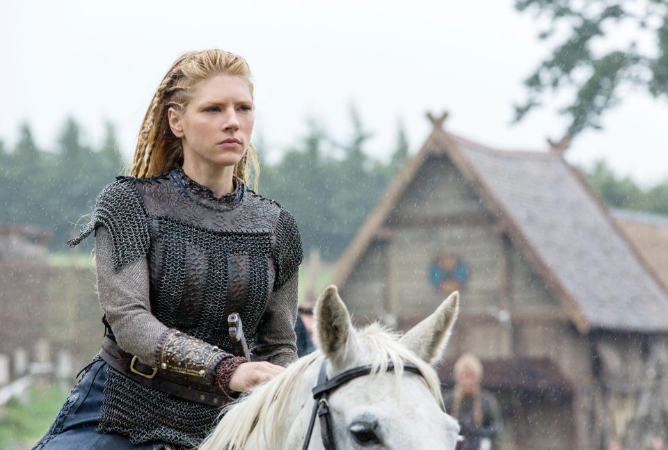 Katheryn plays Lagertha in Vikings 