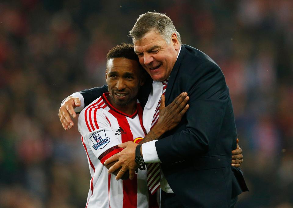 Sam Allardyce wants to sign Jermain Defoe for Crystal Palace