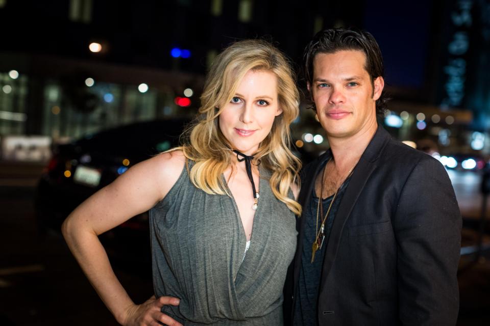Abi Titmuss, 41, has married her fiance Ari Welkom in Malibu, California 