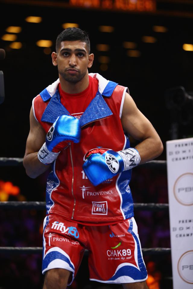 British boxer Amir Khan warned his Instagram followers he had been hacked