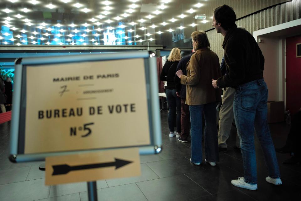  The sick message told extremists to 'spare no disbelievers' as France goes to the polls again on Sunday