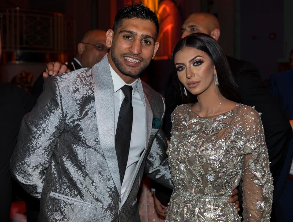 Khan with his wife Faryal 