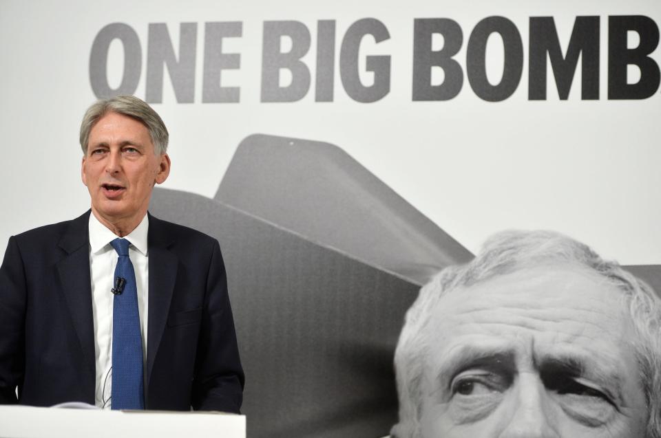  The party issued a dossier claiming Labour would leave a £45bn black hole in the nation's finances