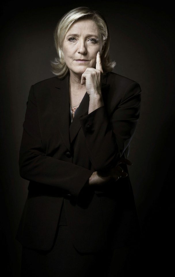  Marine Le Pen ... former National Front leader is tipped for defeat in the presidential elections