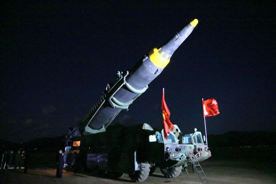 This is North Korea's new Hwasong-12 intermediate range ballistic rocket 