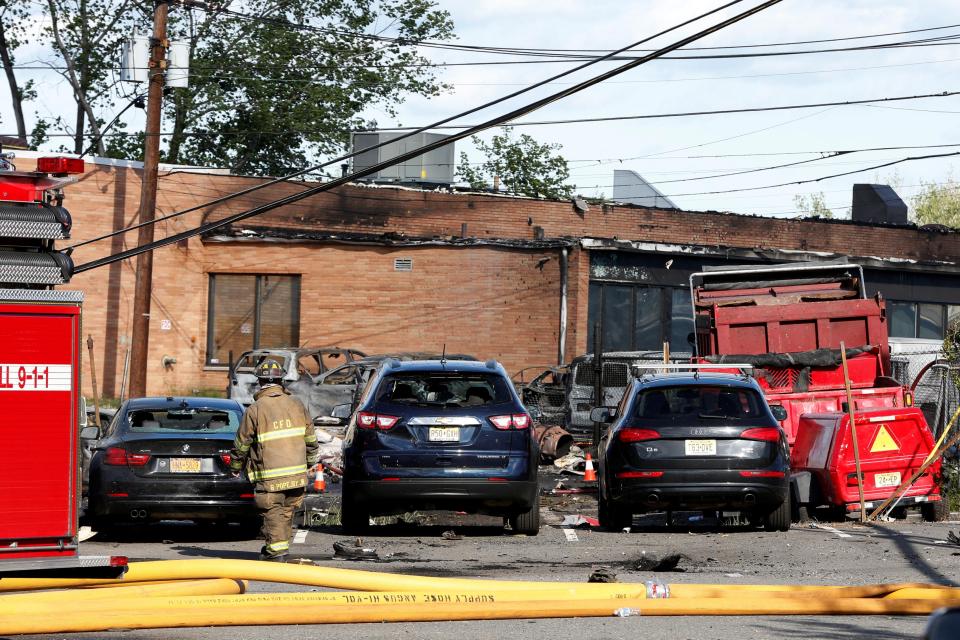  It took emergency crews around an hour to put out the blaze