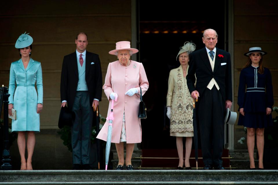  A host of royals attended the Queen's garden party at Buckingham Palace including Princess Anne