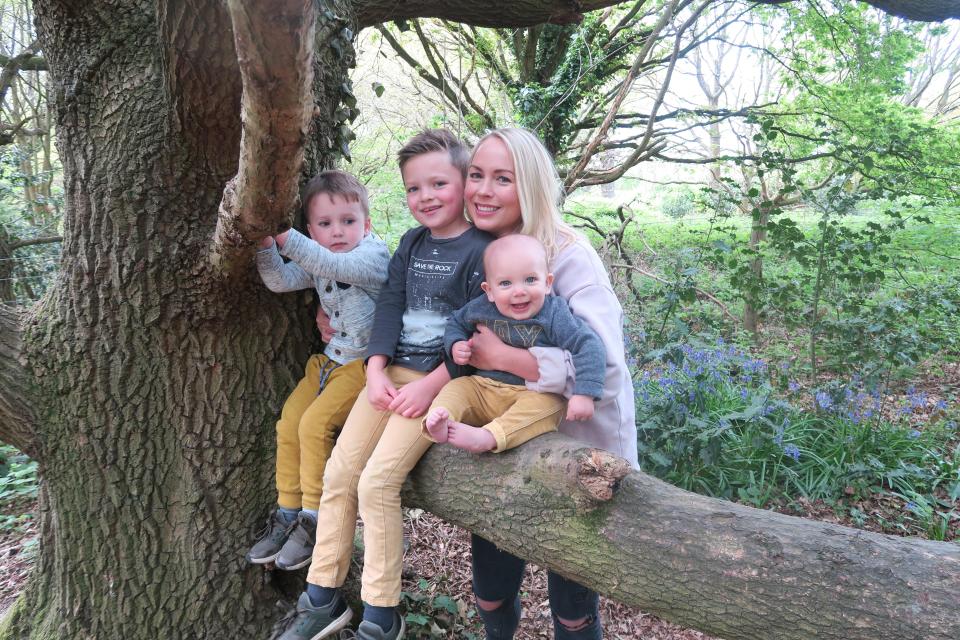  The mum-of-three juggles her vlogging career with her three young children