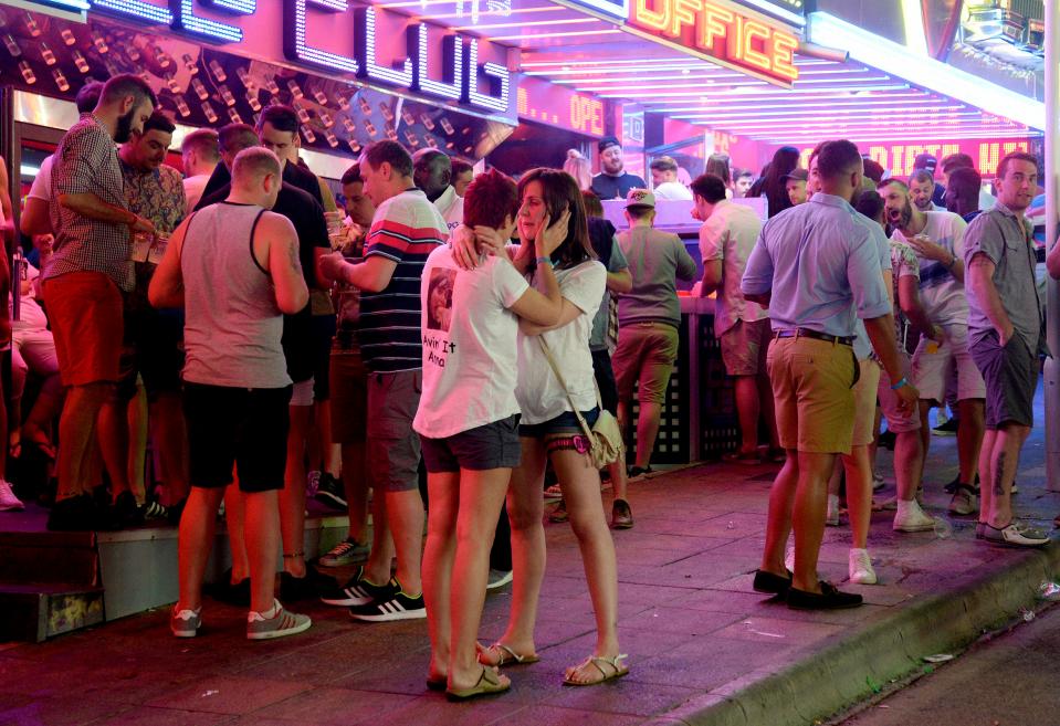  Thousands of Brits head to the party resort on the Spanish island every year - as party season kicks off