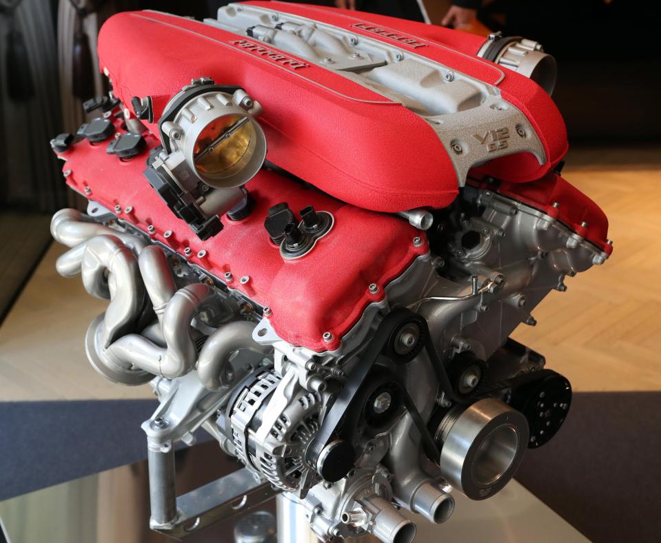 The 812 engine boasts an impressive 800horsepower