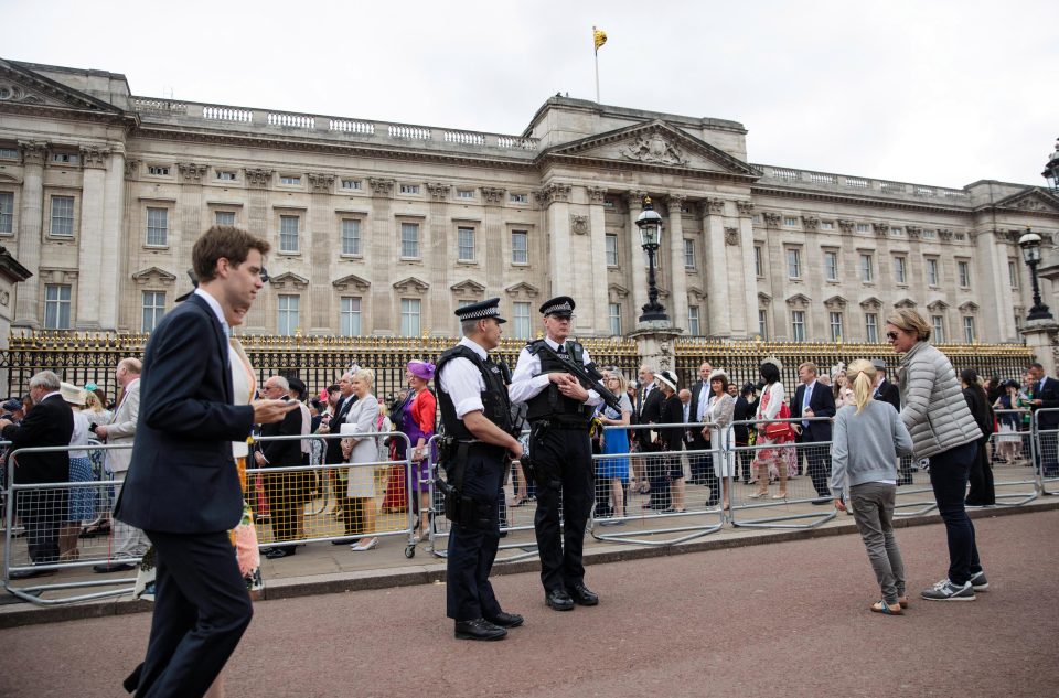  Armed officers were also seen in London as the attack was condemned by the Met Police commissioner