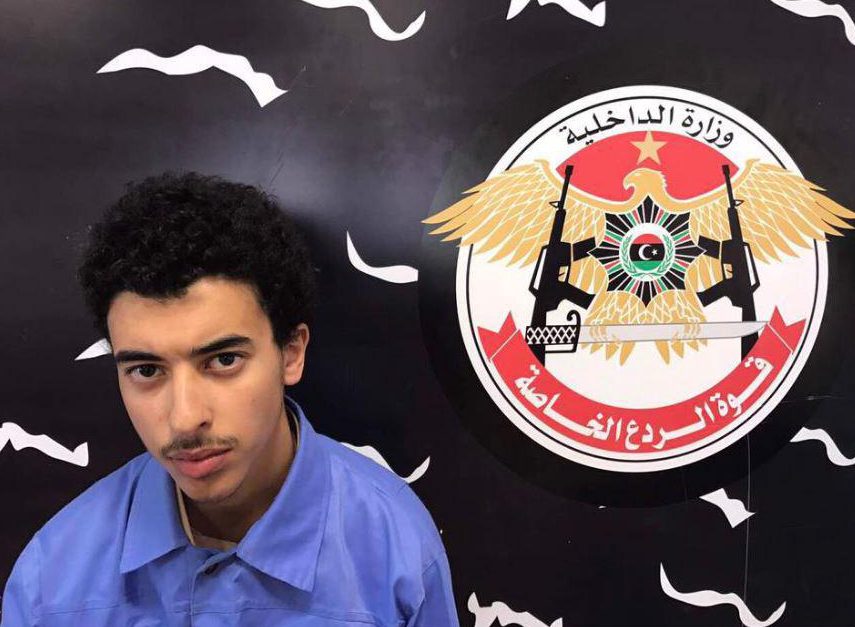 A photograph of hasem Ramadan was released by the counter-terrorism force in Libya