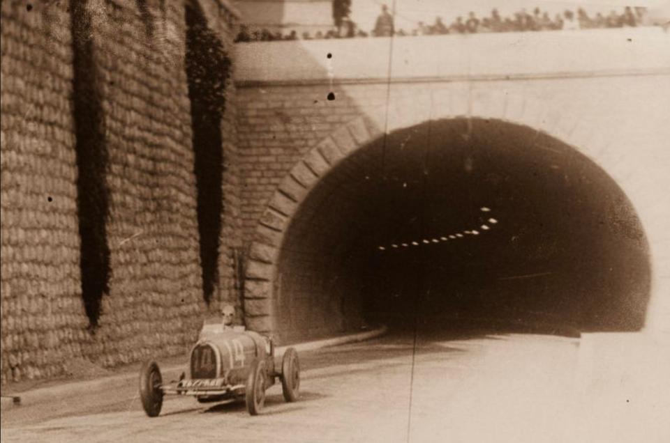 The famous tunnel was a staple of the Monaco GP even back in 1929