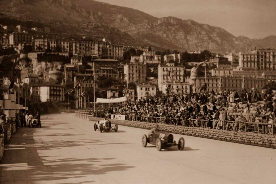 William Grover-Williams in action at the first ever Monaco Grand Prix in 1929