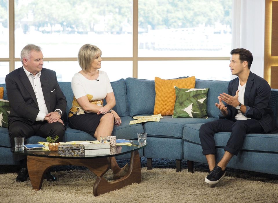  He was chatting to Ruth Langsford and Eamonn Holmes on This Morning