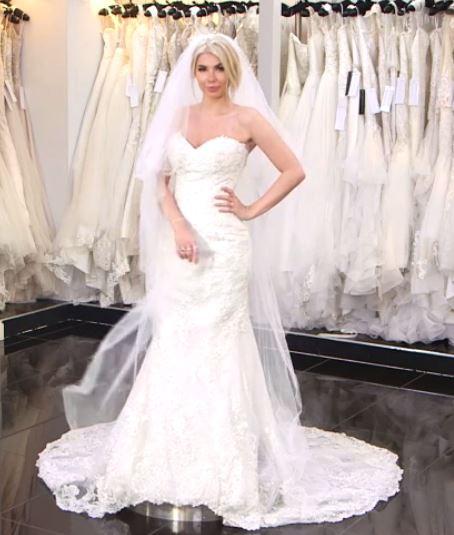 Olivia said she reckons Alex will love her choice of frock