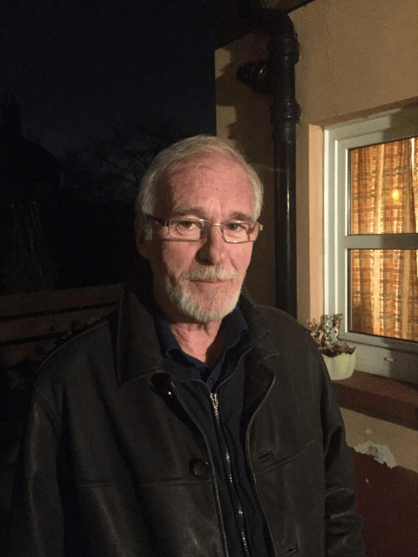  Ian McElhinney comes from Belfast in Northern Ireland