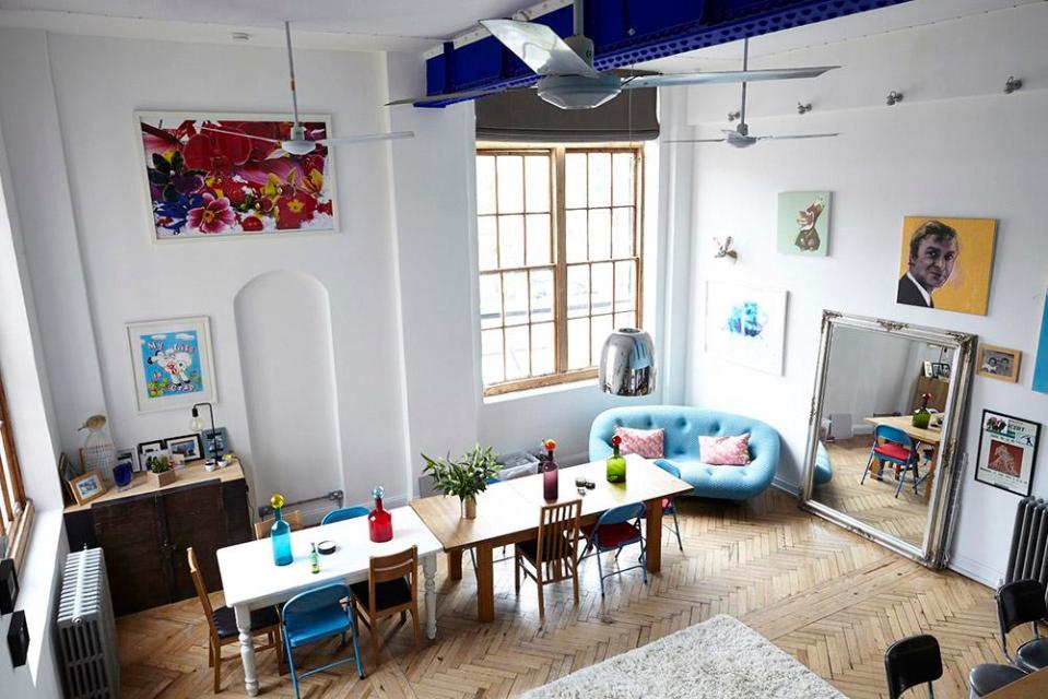  A four-bed loft, in a converted school, which was listed on Airbnb