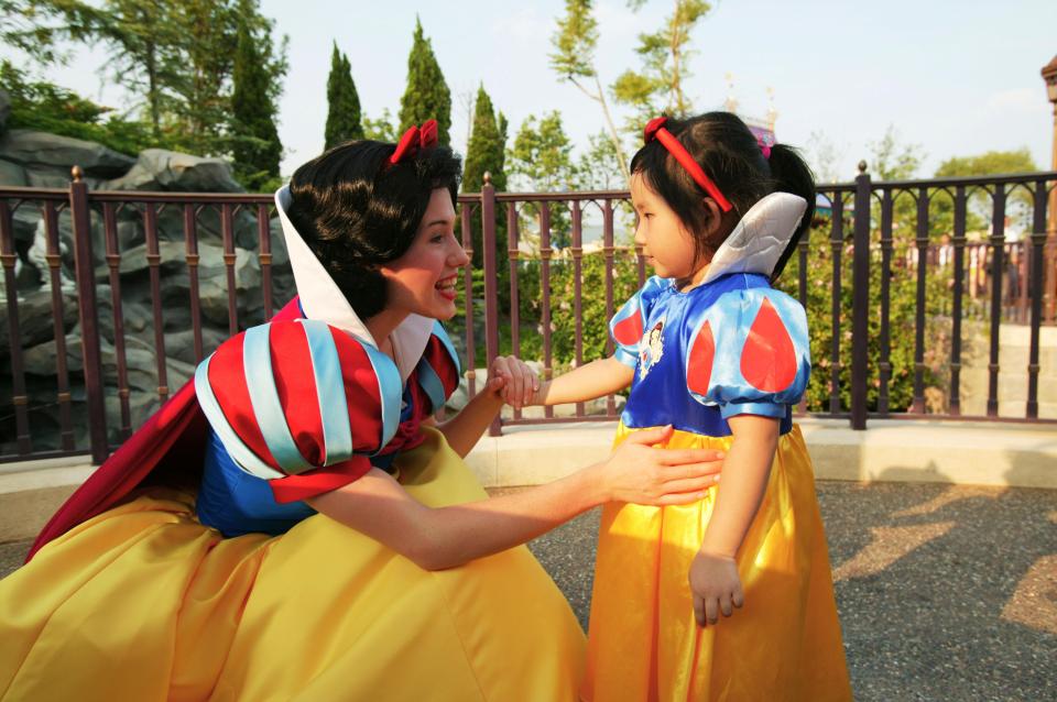 One employee saw a fight between the big bad wolf and one of the three little pigs over a Snow White they both fancied 