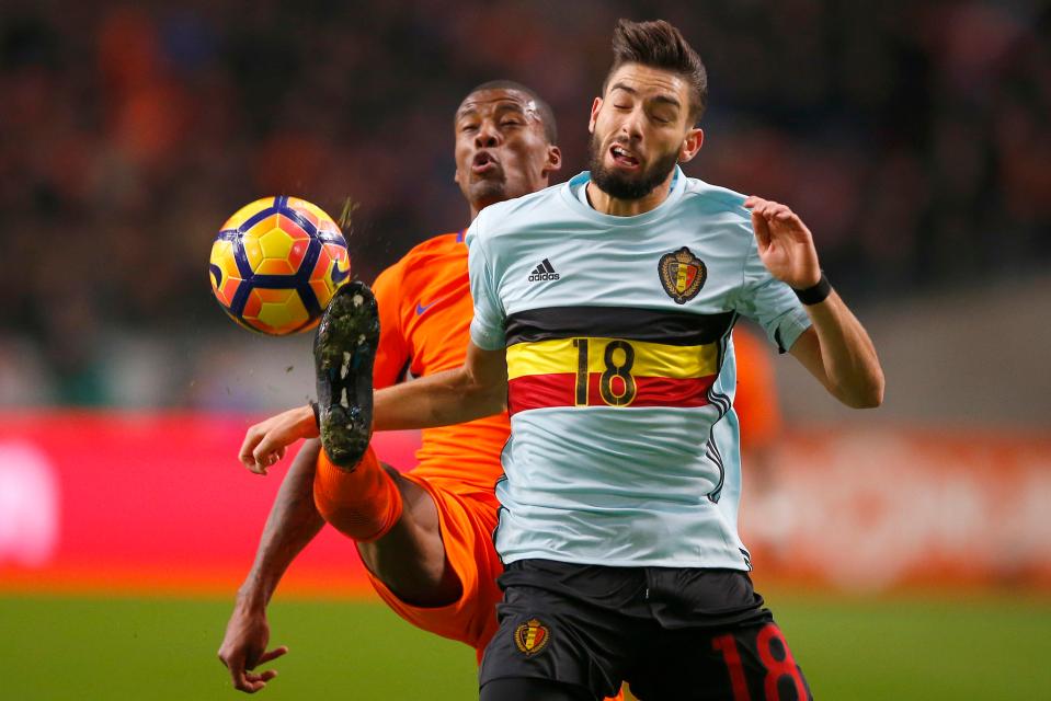  Yannick Carrasco netted three times for Belgium last season
