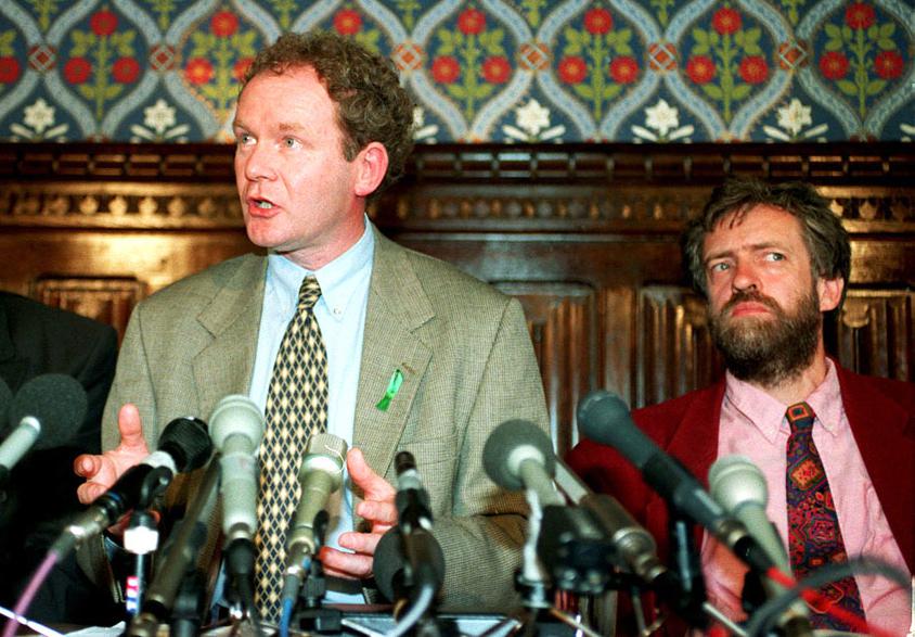  Corbyn with former IRA commander Martin McGuinness