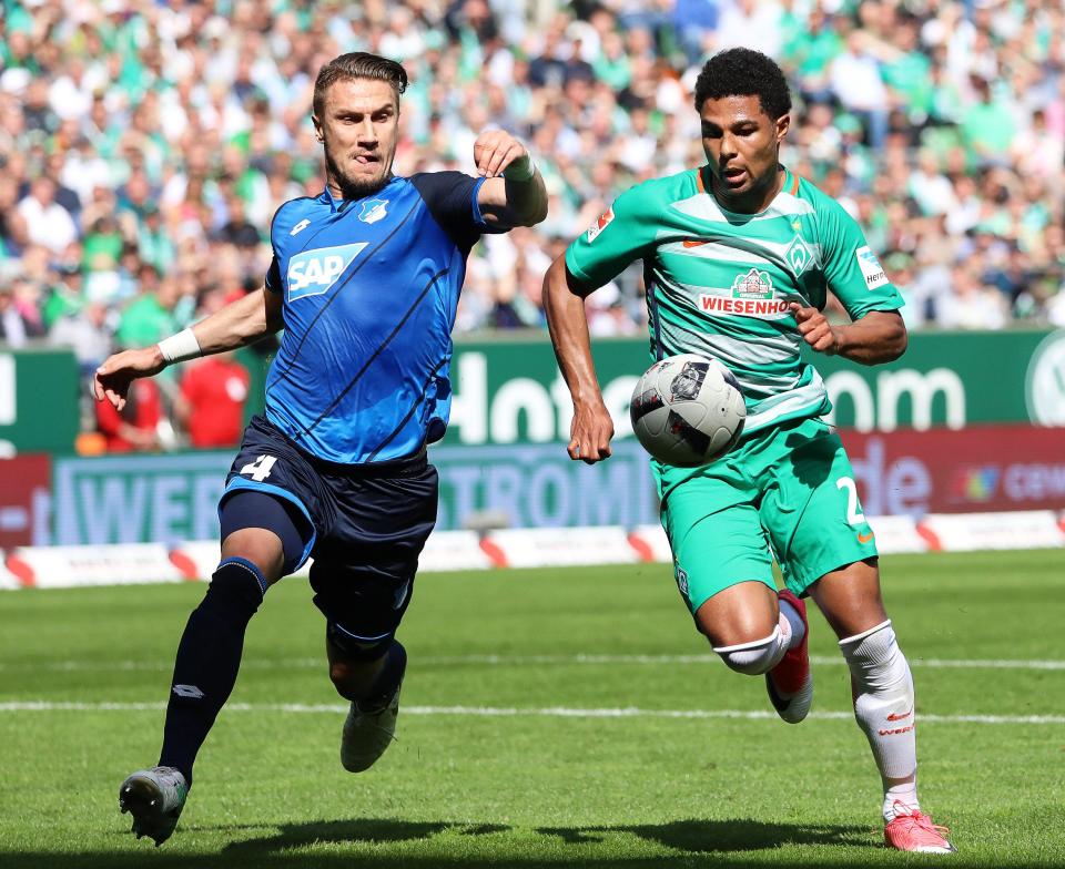 Serge Gnabry has moved to Bayern Munich after activating clause to leave Werder Bremen