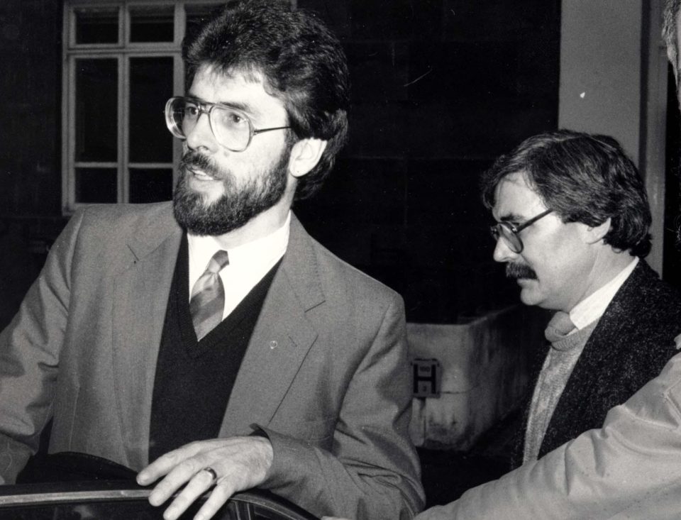  John McDonnell with Gerry Adams of Sinn Fein