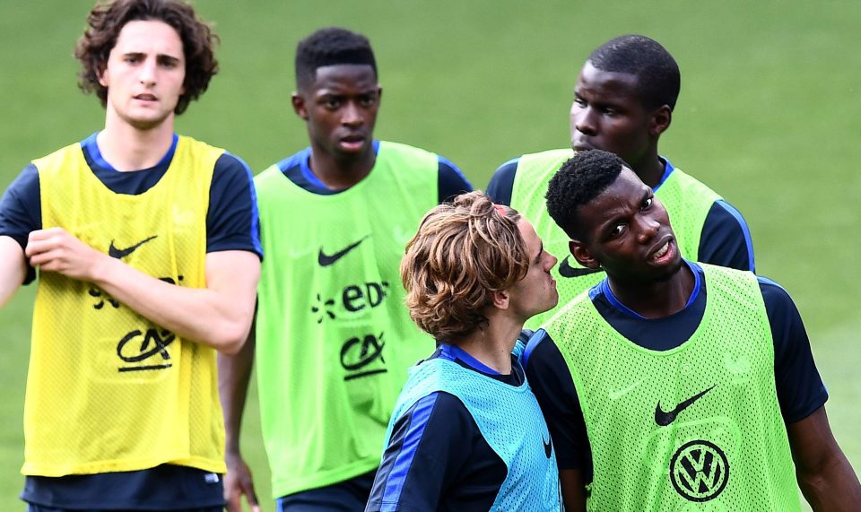 Manchester United fans were hoping Paul Pogba would be lining up alongside Antoine Griezmann