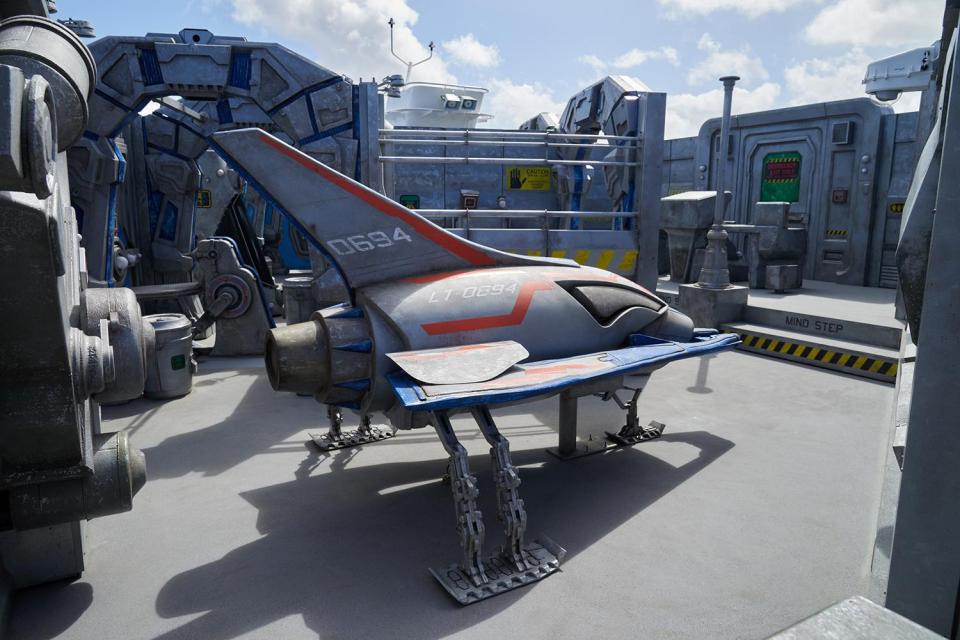 As well as the two-level competitive racetrack, the ship also features laser tag, virtual reality experiences, simulator rides and interactive video walls