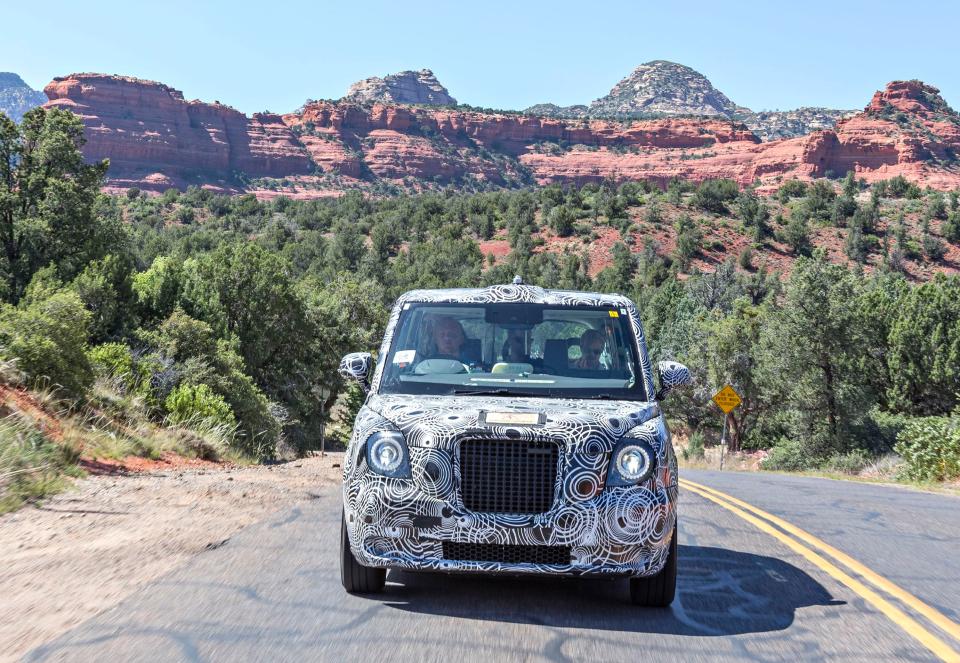  It has a range of 70 miles and there’s a 1.3-litre petrol engine as back-up