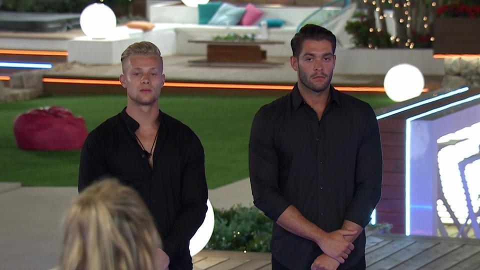 Harley and Johnny were up against each other to stay in the house 