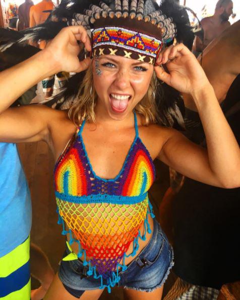  Meanwhile Gabrielle describes herself as a 'wild party girl'