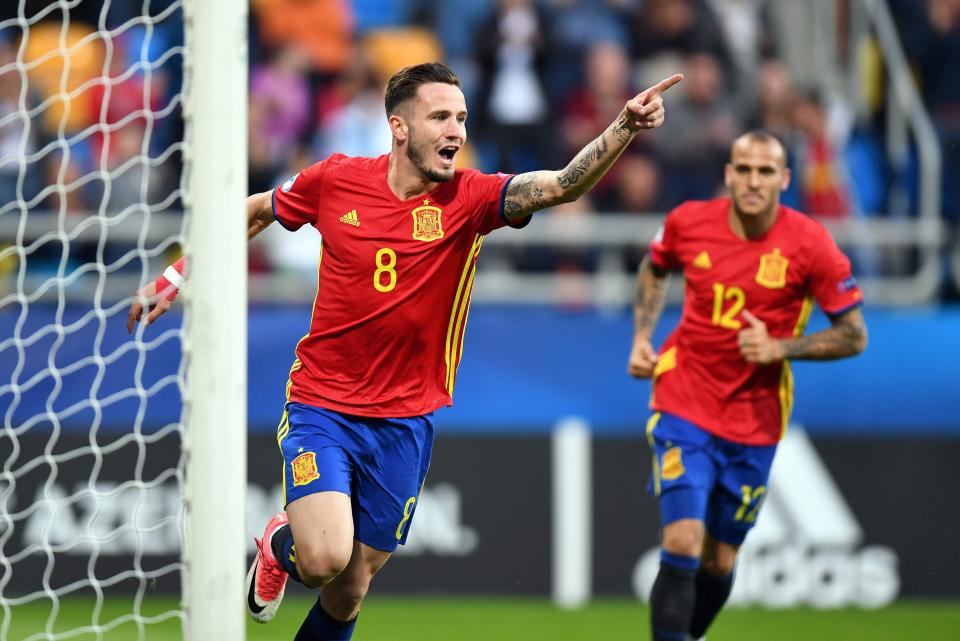 Atletico Madrid star Saul Niguez broke the deadlock for Spain after ten minutes