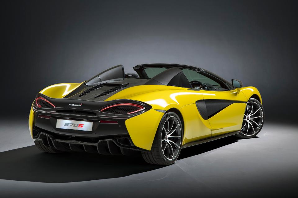  Had me at yellow... the McLaren 570S Spider, £165,000