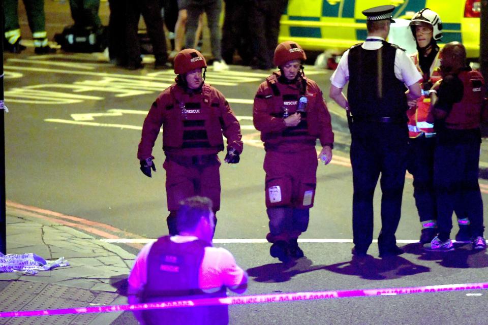 Specialist rescue operations staff were at the scene shortly after midnight as enquiries got underway