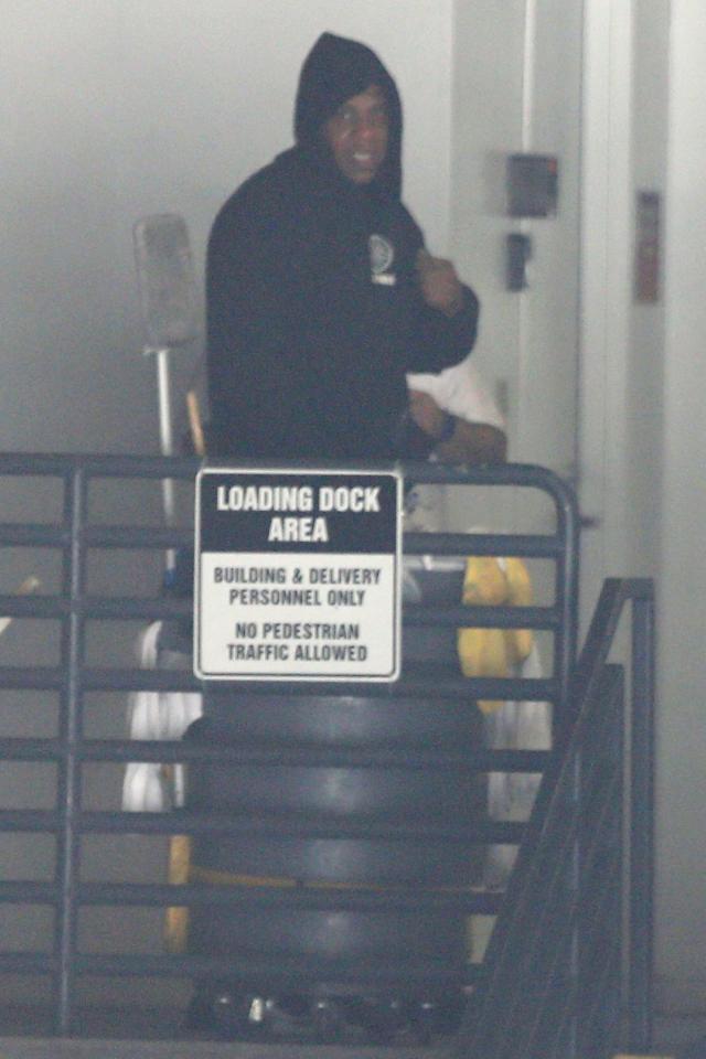  Jay Z smiled as he was pictured for the first time since Beyonce gave birth to twins