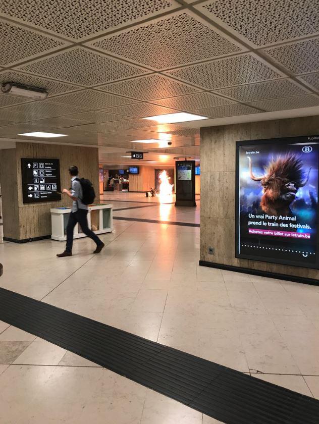 Brussels Central Station was evacuated amid following an explosion
