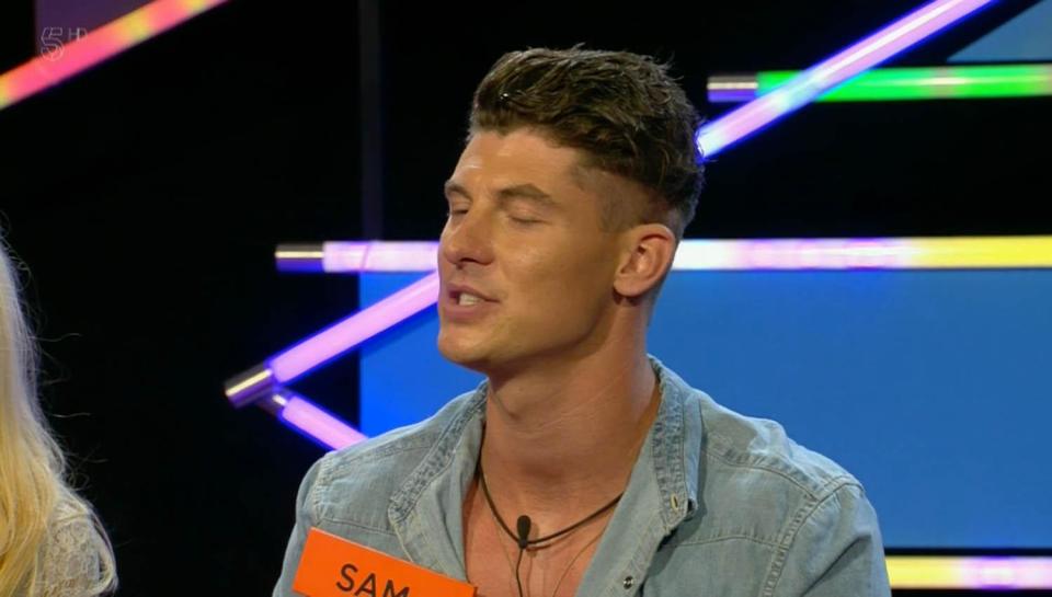  Sam was sent home after failing to impress the housemates