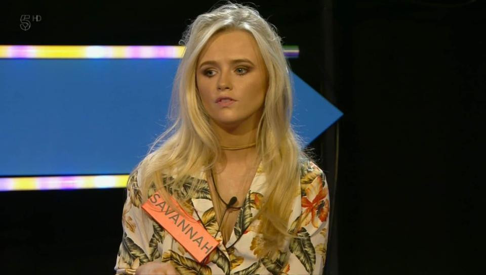  But Savannah was also selected to enter the house