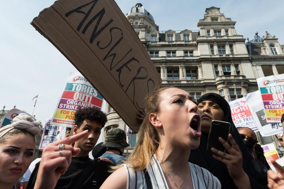 Protesters marched through London for the Day of Rage