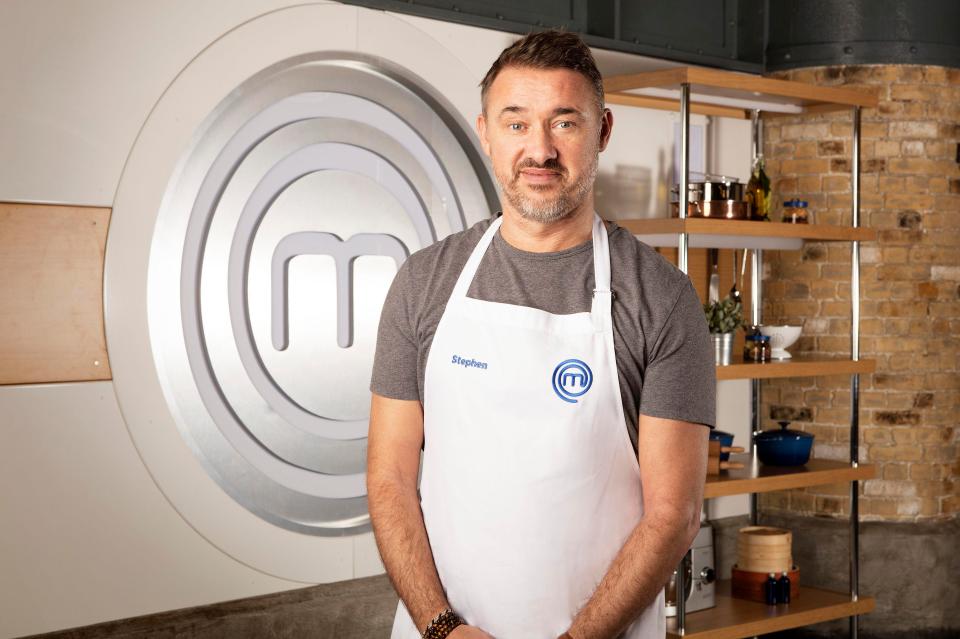  Stephen Hendry was a surprise name among the 20 contestants on Celebrity Masterchef
