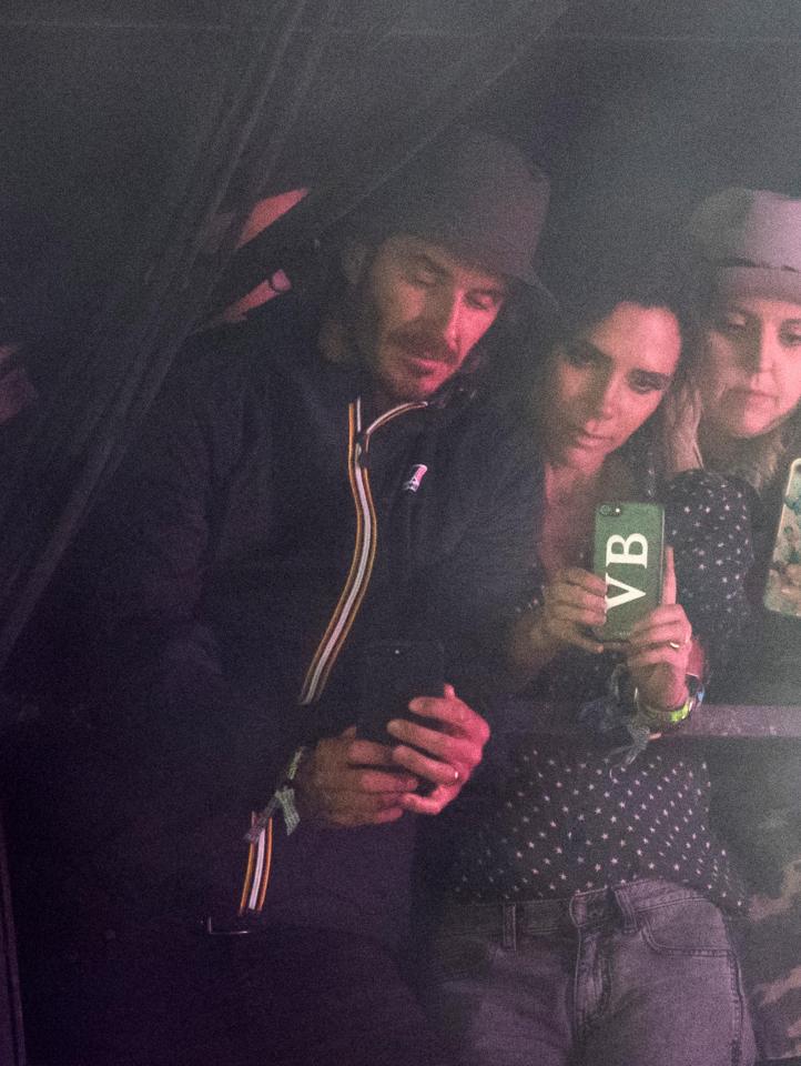  Victoria had a go at her husband after being left alone in the VIP area