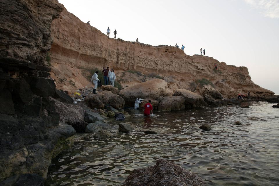 The bodies were discovered in Tajura, a coastal suburb of the Libyan capital Tripoli
