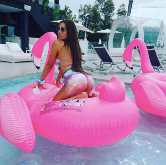  Katie has become a bum-baring advocate on her social media pages